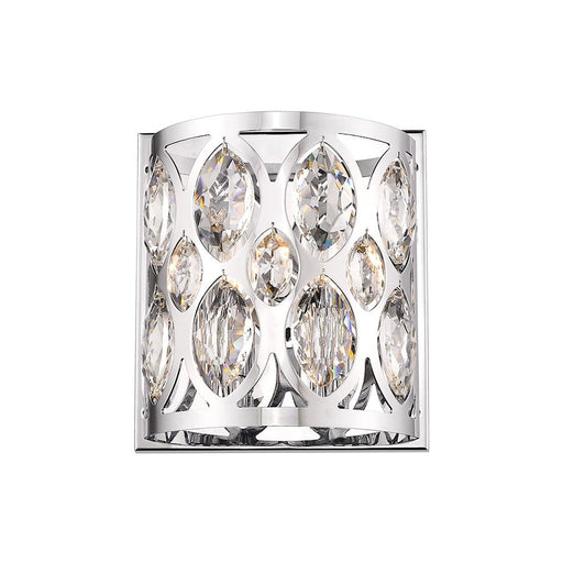 Z-Lite 2 Light Dealey 8" Wall Sconce, Chrome - 6010-2S-CH