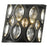 Z-Lite Dealey 2 Light 9" Wall Sconce, Black, Black/Clear Crystal