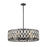 Z-Lite Dealey 8 Light 8.75" Chandelier, Clear Crystal