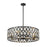 Z-Lite Dealey 8 Light 8.75" Chandelier, Clear Crystal