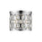 Z-Lite Dealey 3 Light Flush Mount, Chrome/Clear - 6010F12CH