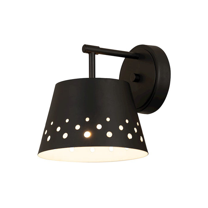 Z-Lite Katie 1 Light Wall Sconce, Matte Black - 6014-1S-MB