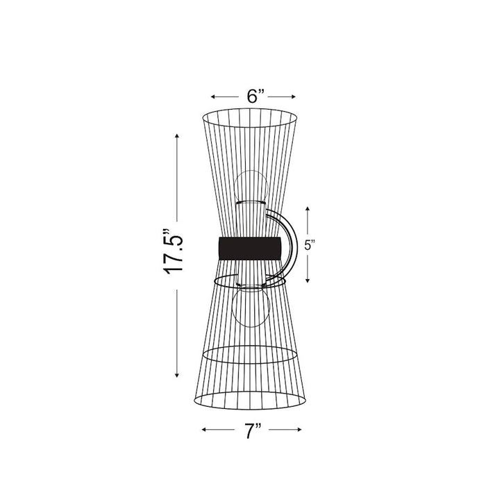 Z-Lite Alito 2 Light Wall Sconce