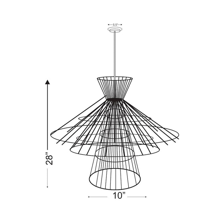 Z-Lite Alito 6 Light Chandelier