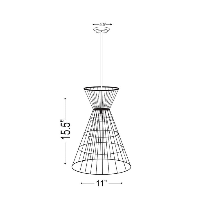 Z-Lite Alito 1 Light Mini Pendant