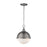 Z-Lite Peyton 2 Light Mini Pendant, Antique Nickel/Opal Etched - 619MP-AN