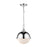 Z-Lite Peyton 2 Light Mini Pendant, Chrome/Opal Etched - 619MP-CH