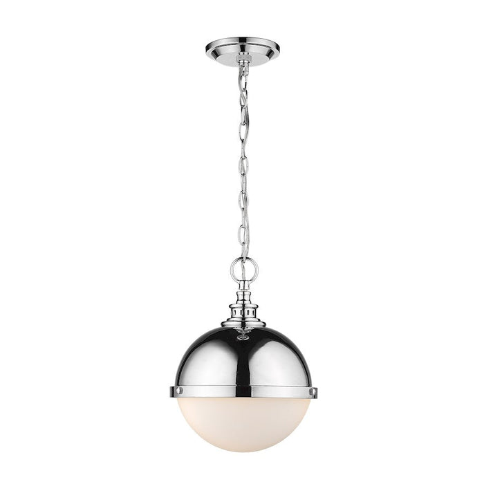 Z-Lite Peyton 2 Light Mini Pendant, Chrome/Opal Etched - 619MP-CH