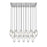 Z-Lite Arden 17 Light Chandelier, Brushed Nickel/Clear - 651P-17L-BN