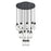 Z-Lite Arden 27 Light Chandelier, Matte Black/Clear - 651P-27R-MB