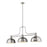 Z-Lite 3 Light Melange 13" Chandelier, Brushed Nickel - 725-3BN-D12BN