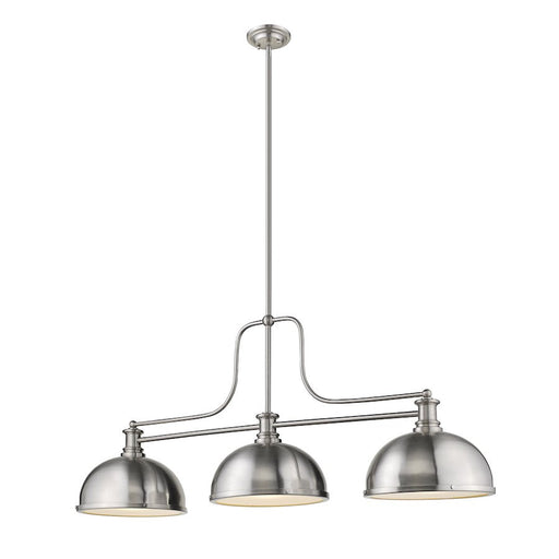 Z-Lite 3 Light Melange 13" Chandelier, Brushed Nickel - 725-3BN-D12BN
