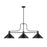 Z-Lite Melange 3 Light Billiard, Matte Black