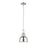 Z-Lite Melange 1 Light Mini Pendant, Chrome - 725MP-CH