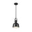 Z-Lite Melange 1 Light 8" Pendant, Matte Black - 725MP-MB