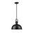 Z-Lite Melange 1 Light Pendant, Matte Black