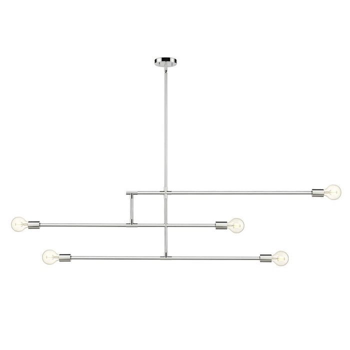 Z-Lite Modernist 5 Light Chandelier in Chrome - 731-5CH