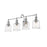 Z-Lite Bryant 4 Light Vanity in Chrome/Clear Seedy - 734-4V-CH