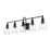 Z-Lite Bryant 5 Light Vanity in Matte Black/Clear Seedy - 734-5V-MB