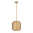 Z-Lite Harlech 1 Light Pendant, Rubbed Brass/Rubbed Brass - 739P12-RB