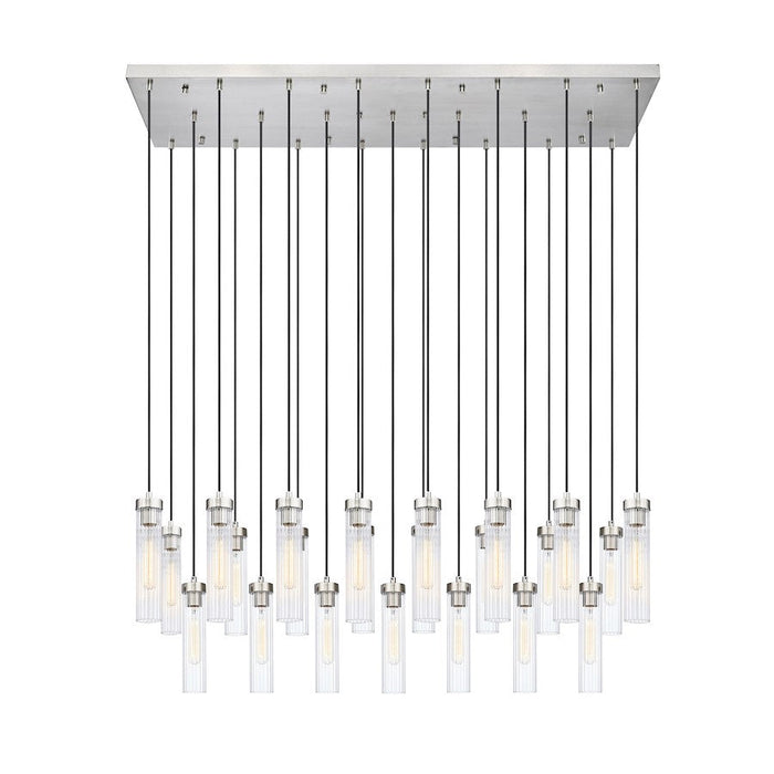 Z-Lite Beau 23 Light Chandelier, Brushed Nickel/Clear - 740P-23L-BN