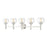 Z-Lite Sutton 5 Light Vanity, Brushed Nickel/Clear - 7502-5V-BN