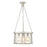 Z-Lite Cape Harbor Pendant 3 Light Pendant, Nickel/Water Hammered - 7503P18-BN