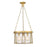 Z-Lite Cape Harbor Pendant 3 Light Pendant, Brass/Water Hammered - 7503P18-RB