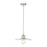 Z-Lite Paloma 1 Light 18" Pendant, Brushed Nickel/Clear - 821P14-BN