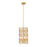 Z-Lite Dealey 3 Light Pendant, Heirloom Brass/Heirloom Brass - 822P9-HB