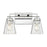 Z-Lite Lyna 2 Light Vanity, Chrome/Clear - 823-2V-CH