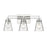 Z-Lite Lyna 3 Light Vanity, Chrome/Clear - 823-3V-CH