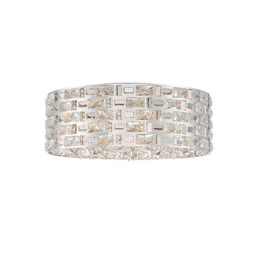 Z-Lite 7 Light Aludra 21" Flush Mount, Chrome - 912F21-CH