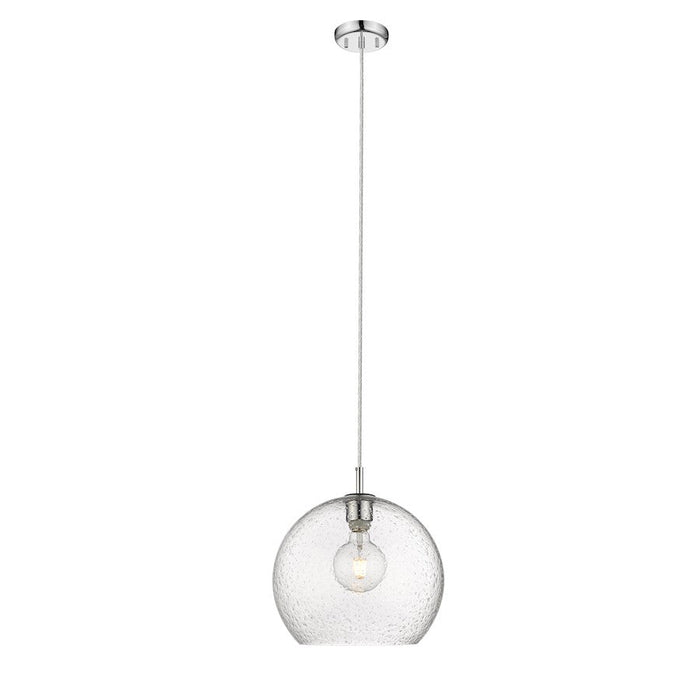 Z-Lite Nimbus 1 Light Pendant, Chrome/Ice - 915-12CH