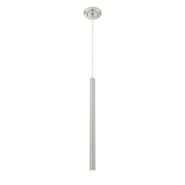 Z-Lite Forest 1 Light 24" Mini Pendant, Nickel - 917MP24-BN-LED