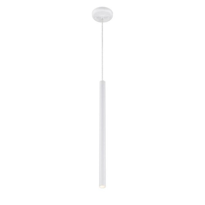 Z-Lite Forest 1 Light Mini Pendant, Matte White/Matt white - 917MP24-WH-LED