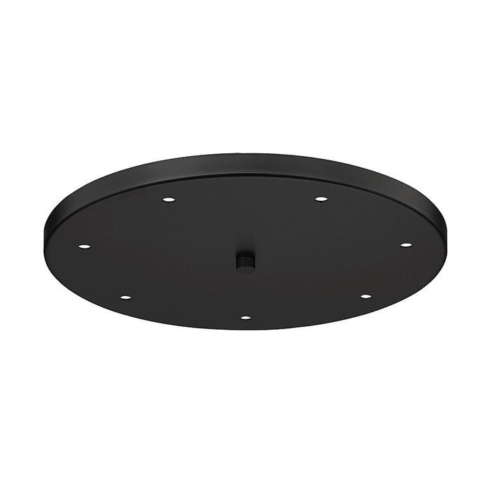 Z-Lite Multi Point Canopy 7 Light 18" Ceiling Plate, Matte Black - CP1807R-MB