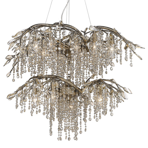 Golden Lighting Autumn Twilight 2 Tier, 18 Light Chandelier