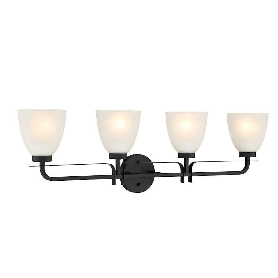 Minka Lavery Kaitlen 4 Light Bath Vanity in Coal - 2884-66A