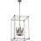 Minka Lavery Langen Square 8 Light Pendant in Antique Nickel - 3857-756