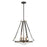 Minka Lavery Eden Valley 5 Light Convertible Pendant, Smoke Iron/Gold - 3905-107