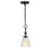 Minka Lavery Kaitlen 1 Light Pendant/Semi Flush in Coal - 4881-66A