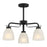 Minka Lavery Kaitlen 3 Light Semi Flush/Chandelier in Coal - 4883-66A