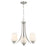 Minka Lavery Shyloh 3 Light Chandelier Fixture in Brushed Nickel - 4923-84