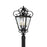 Minka Lavery Brixton Ivy 2 Light Post Lamp, Coal/Honey Gold - 9335-661