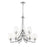 Z-Lite Joliet Light Chandelier in Chrome/Clear