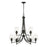 Z-Lite Joliet 9 Light 31.5" Chandelier, Clear