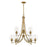 Z-Lite Joliet 9 Light 31.5" Chandelier, Clear