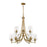 Z-Lite Joliet 9 Light 31.5" Chandelier, Clear