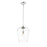 Z-Lite Joliet 1 Light Pendant in Chrome/Clear